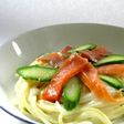 サーモンとアスパラのクリームパスタ♡