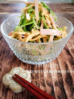 豆苗と切り干し大根のやみつきサラダ-レシピのメイン写真