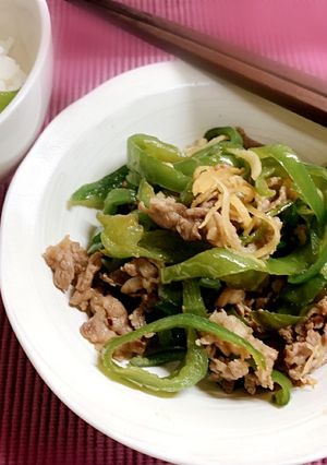 生姜香る♪牛肉とピーマンのしぐれ煮-レシピのメイン写真