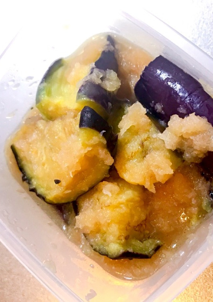 冷凍揚げ茄子で作る！レンジでみぞれ煮-レシピのメイン写真