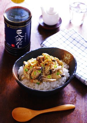れんこんと鶏胸肉としめじのねぎマヨ丼-レシピのメイン写真