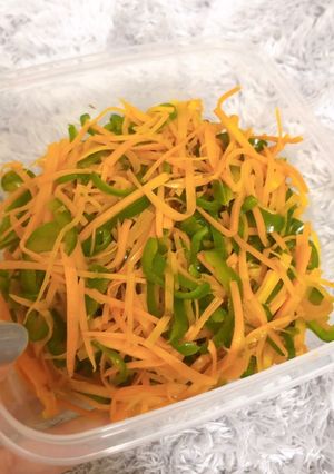 簡単にんじんとピーマンのきんぴら-レシピのメイン写真