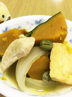 煮汁が黒くならない 具沢山かぼちゃの煮物-レシピのメイン写真