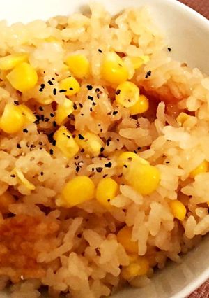 トウモロコシの醤油バターご飯-レシピのメイン写真