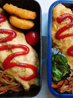 ☆高校生娘と私のお弁当☆102-レシピのメイン写真