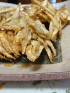 ゴボウの甘辛揚げ♪-レシピのメイン写真