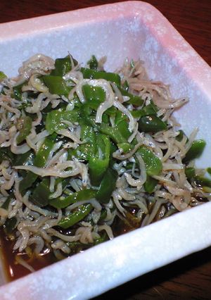 ピーマンとじゃこ煮♪-レシピのメイン写真