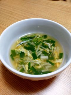 にら卵中華風スープ-レシピのメイン写真
