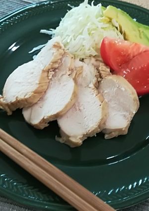 時短!お好みソースで簡単サラダチキン-レシピのメイン写真