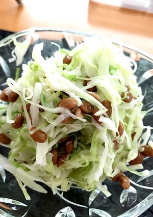 簡単時短＊美味過ぎる無限☆納豆キャベツ-レシピのメイン写真