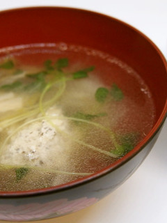 きのこ入り鶏肉団子の中華スープ-レシピのメイン写真