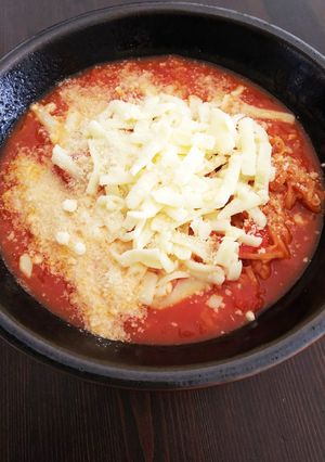 「トマトの花」風チキンラーメンアレンジ-レシピのメイン写真