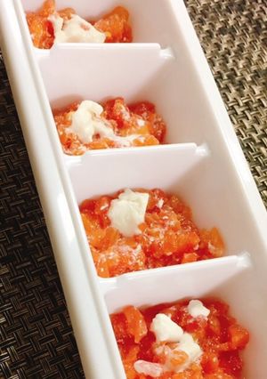離乳食中期☆トマトのカプレーゼ風-レシピのメイン写真