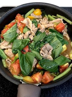 豚肉と大葉のトマト炒め-レシピのメイン写真