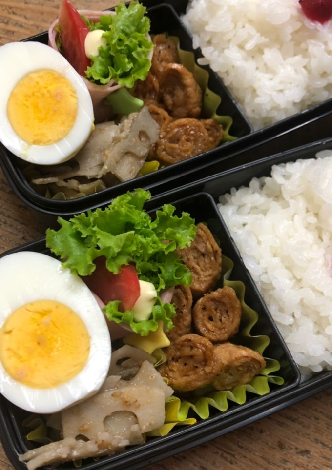 ☆お弁当に簡単巻き巻きしょうが焼き☆-レシピのメイン写真