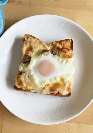 トースターで簡単★ガレット風ピザトースト-レシピのメイン写真