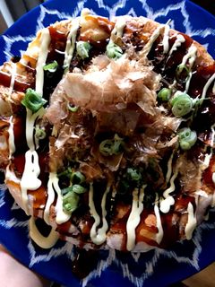 餅お好み焼き〜余った餅活用術〜-レシピのメイン写真