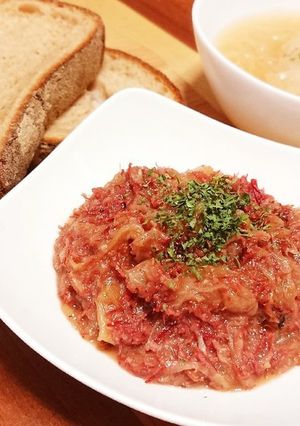 簡単酒肴☆スパイシーコンビーフ＆オニオン-レシピのメイン写真