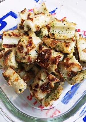 フライパンで簡単に焼きちくわの磯辺焼き！-レシピのメイン写真