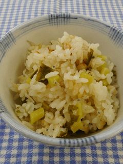 大根の葉とじゃこの炊き込みご飯-レシピのメイン写真