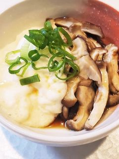 椎茸ソテーとろろがけ-レシピのメイン写真