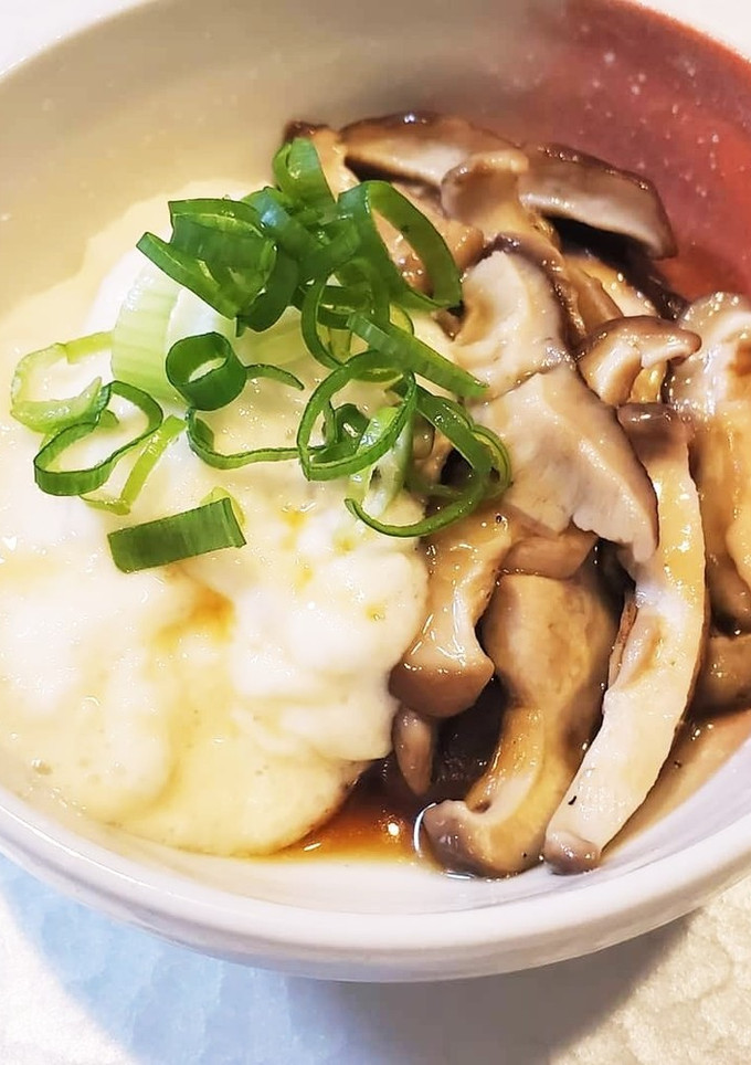 椎茸ソテーとろろがけ-レシピのメイン写真