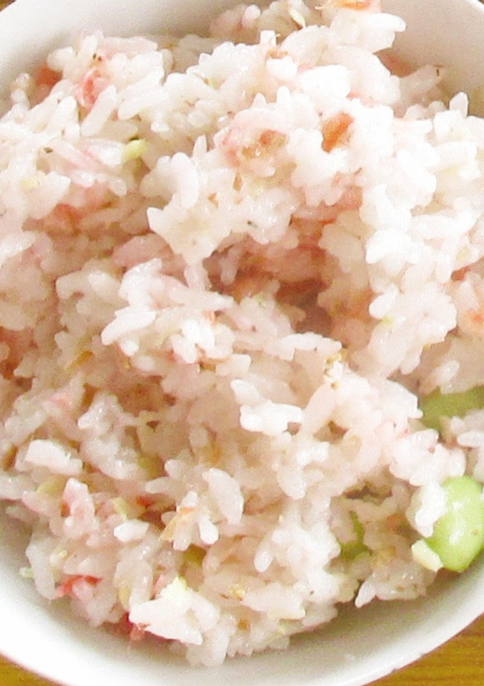 枝豆と桜エビのさっぱり混ぜ梅ご飯-レシピのメイン写真