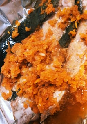 秋鮭のにんにく人参すりおろしホイル焼き-レシピのメイン写真