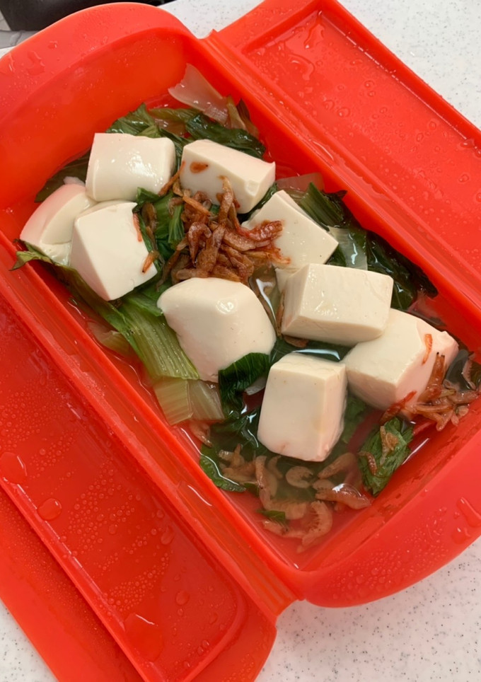 ルクエで豆腐と青梗菜のとろみ煮-レシピのメイン写真