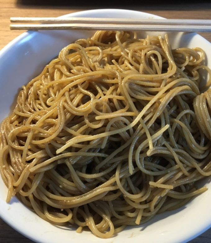 限界を超えたわさび醤油パスタ-レシピのメイン写真
