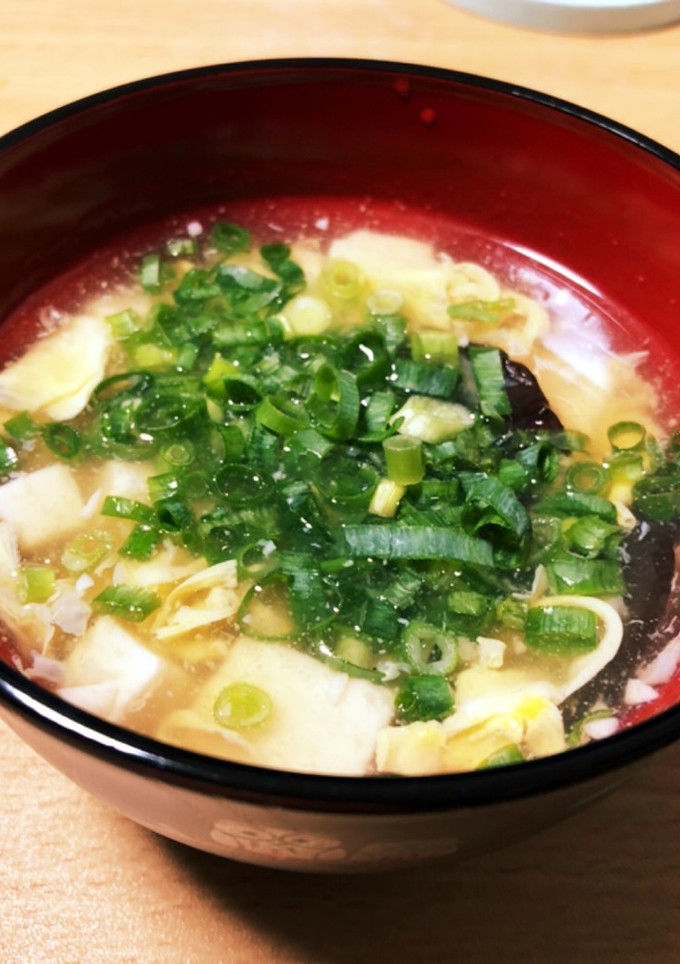 木耳と豆腐と卵のスープ-レシピのメイン写真