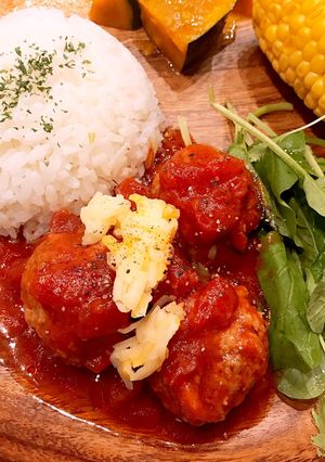 トマトソースミートボール-レシピのメイン写真