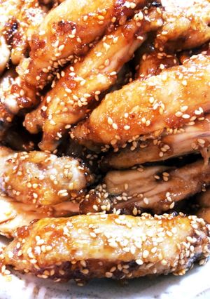 鶏手羽スペアリブの甘辛焼き-レシピのメイン写真