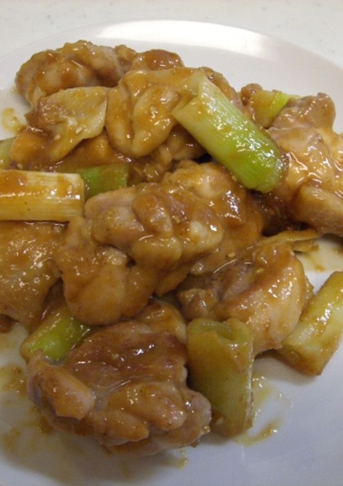 鶏肉とねぎのごまみそ焼き-レシピのメイン写真