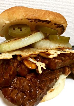 ダブルステーキチーズバーガー-レシピのメイン写真