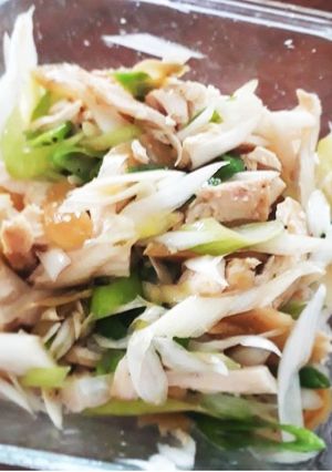 長ネギとザーサイとサラダチキンサラダ-レシピのメイン写真
