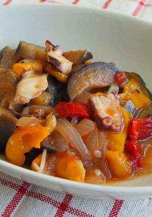 タコのラタトゥイユ★神戸市学校給食レシピ-レシピのメイン写真