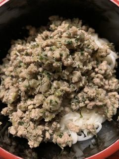 ミョウガのそぼろ味噌-レシピのメイン写真
