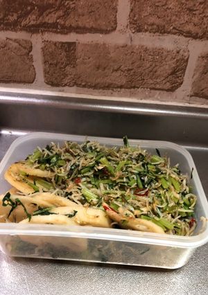 レンコンと大根葉のピリ辛炒め-レシピのメイン写真