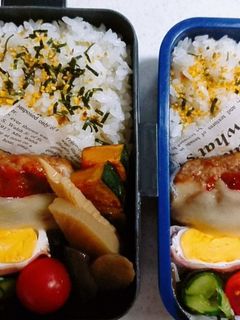☆高校生娘と私のお弁当☆103-レシピのメイン写真