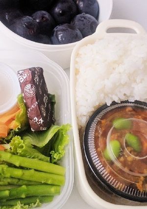 ドライカレーとサラダ弁当-レシピのメイン写真