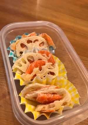 きんぴらに飽きたらレンコンと人参のサラダ-レシピのメイン写真