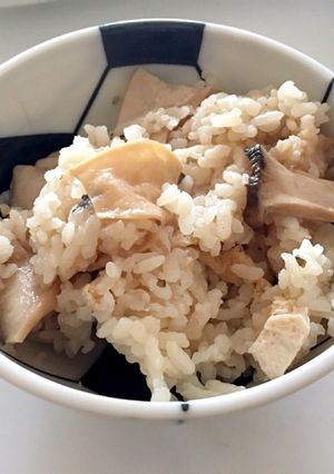 なんちゃってアワビの炊き込みご飯-レシピのメイン写真
