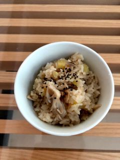 さつまいもときのこの炊き込みご飯-レシピのメイン写真