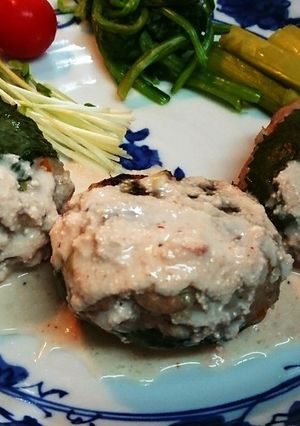 紫蘇ポークハンバーグ-レシピのメイン写真
