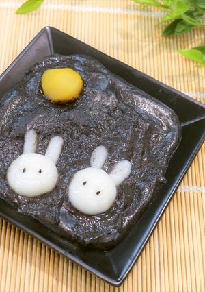 簡単デコ白玉★お月見うさぎ団子-レシピのメイン写真