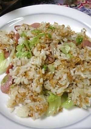 マヨネーズとラーメンでチャーハン＾０＾♪-レシピのメイン写真