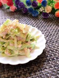 キャベツのごま和え (洋風)-レシピのメイン写真