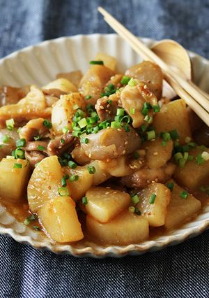 鶏と大根のオイスターみそ煮込み-レシピのメイン写真
