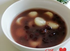 お豆腐白玉団子入り☆冷やしぜんざい-レシピのメイン写真
